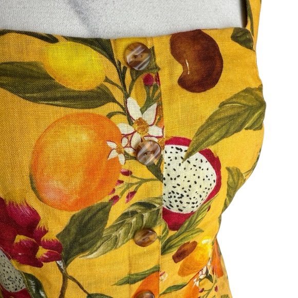 FARM Rio Yellow Floral Mini Dress - Picture 6 of 9
